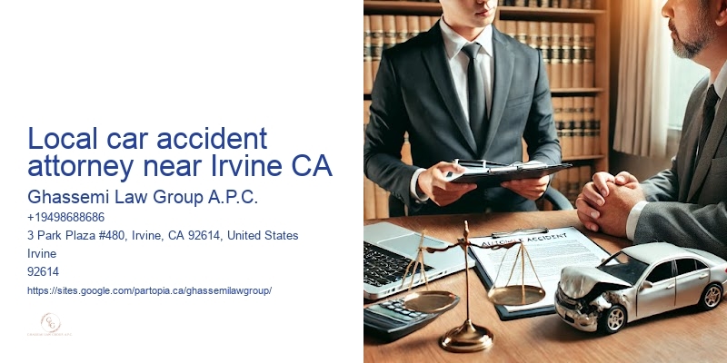 Local car accident attorney near Irvine CA