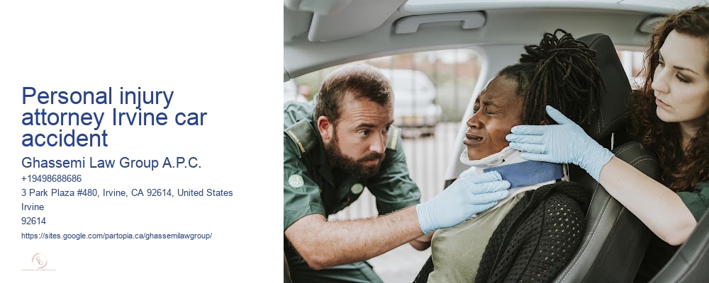 Personal injury attorney Irvine car accident
