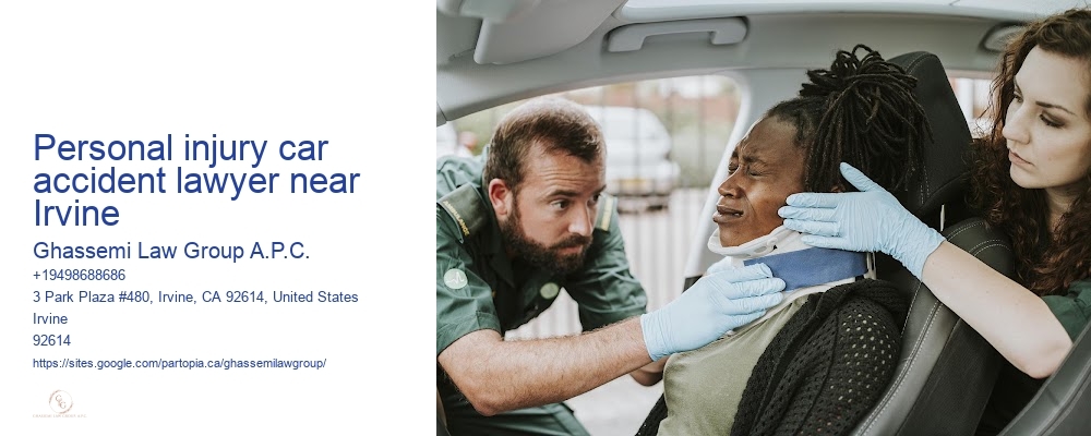 Personal injury car accident lawyer near Irvine