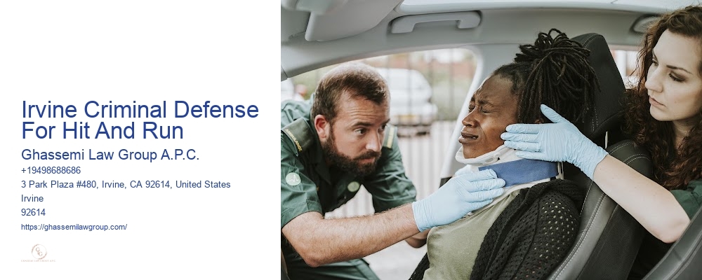 Irvine Criminal Defense For Hit And Run