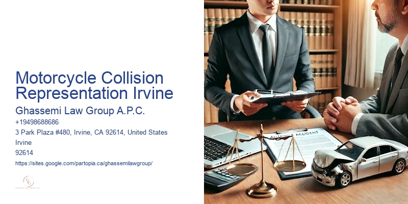 Motorcycle Collision Representation Irvine