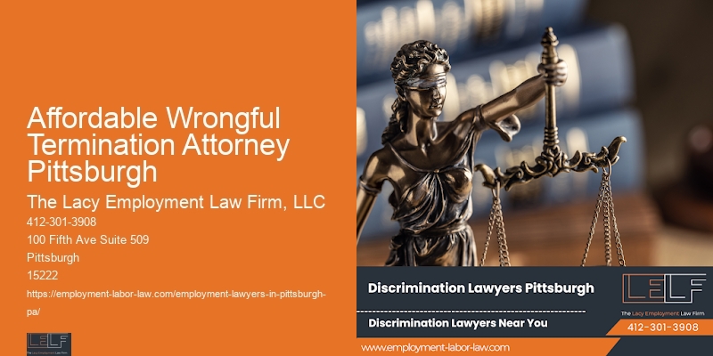 North Shore Employment Rights Lawyer Affordable Wrongful Termination Attorney Pittsburgh