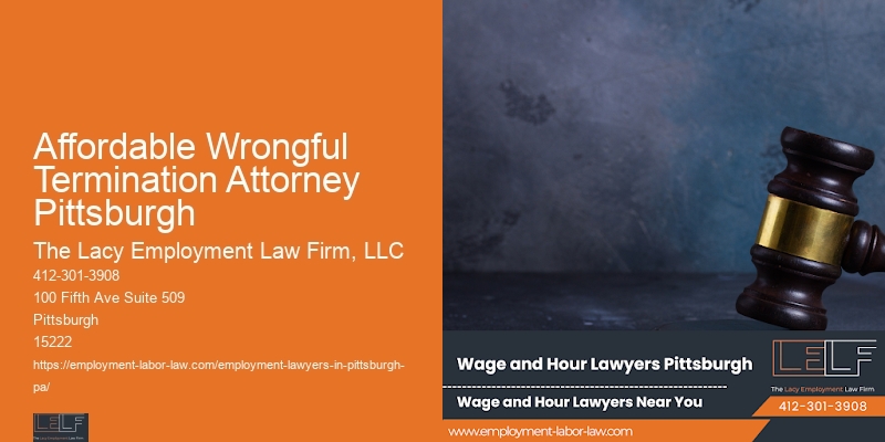 Employment Contract Negotiation Affordable Wrongful Termination Attorney Pittsburgh