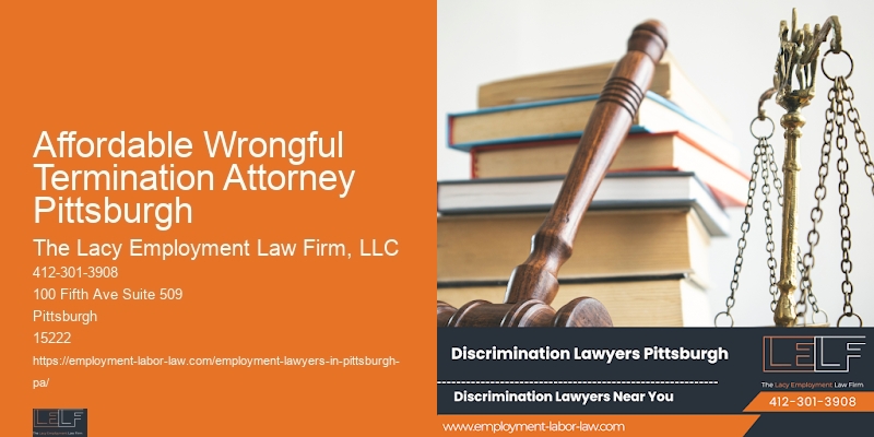 Workplace Harassment Attorney Affordable Wrongful Termination Attorney Pittsburgh