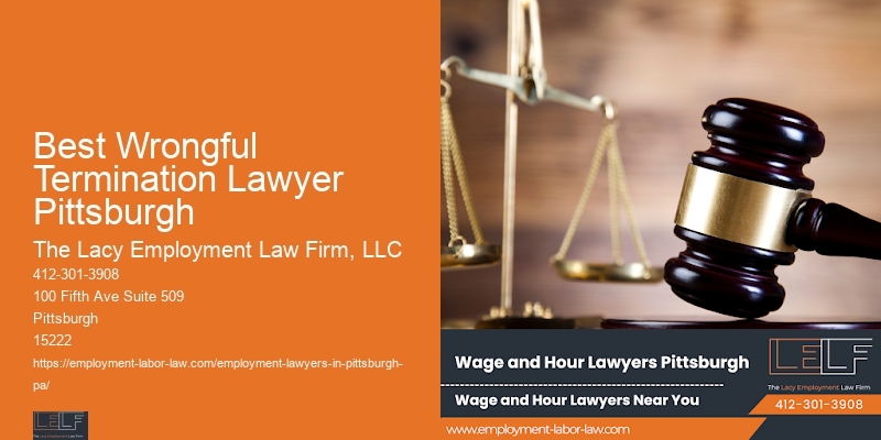 Employment Law Firms Best Wrongful Termination Lawyer Pittsburgh Pa