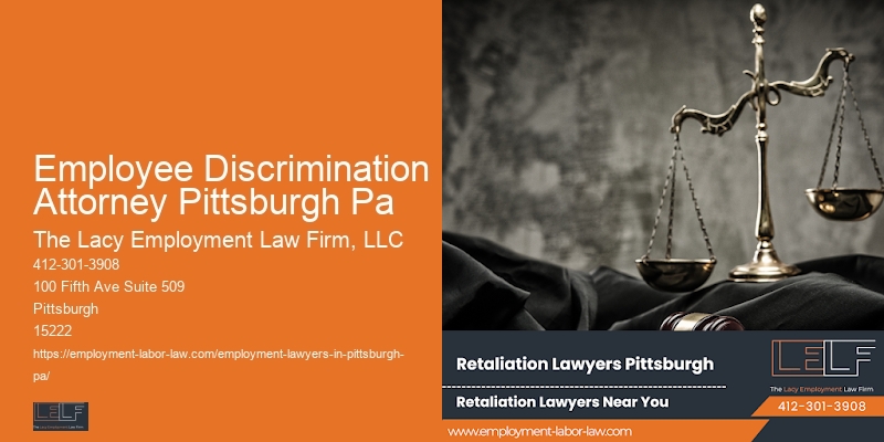 Employee Discrimination Attorney Pittsburgh Pa