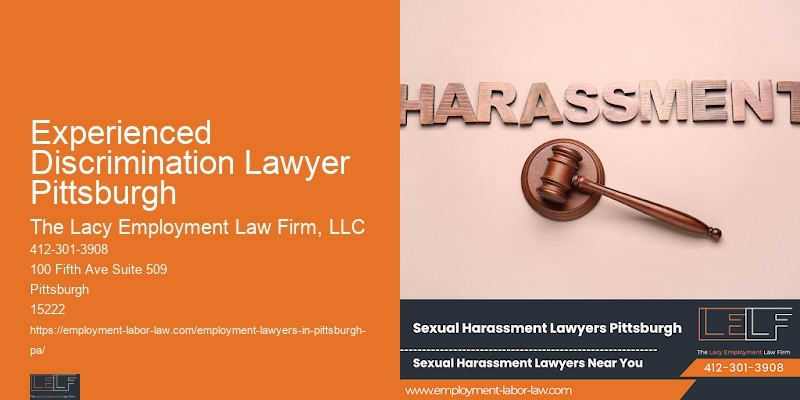 Experienced Labor Law Lawyer Experienced Discrimination Lawyer Pittsburgh