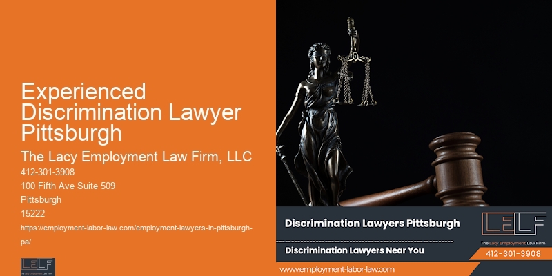 Wrongful Termination Services Experienced Discrimination Lawyer Pittsburgh