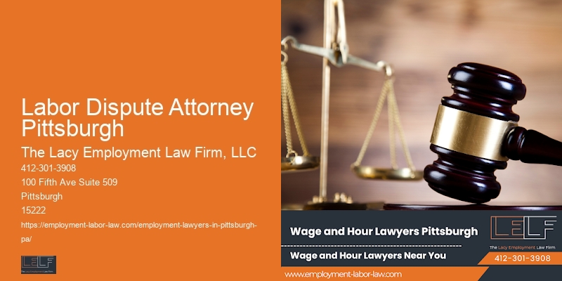 Disability Rights Consultation Labor Dispute Attorney Pittsburgh