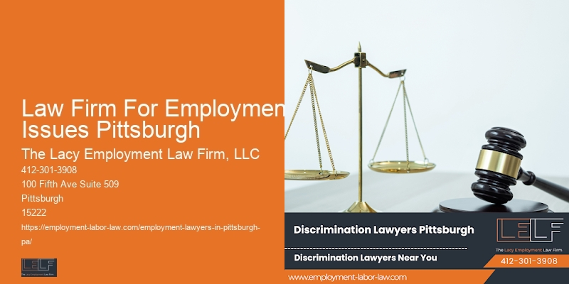 Labor Dispute Attorney Law Firm For Employment Issues Pittsburgh