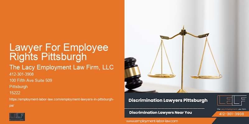 Wrongful Termination Attorney Consultation Lawyer For Employee Rights Pittsburgh