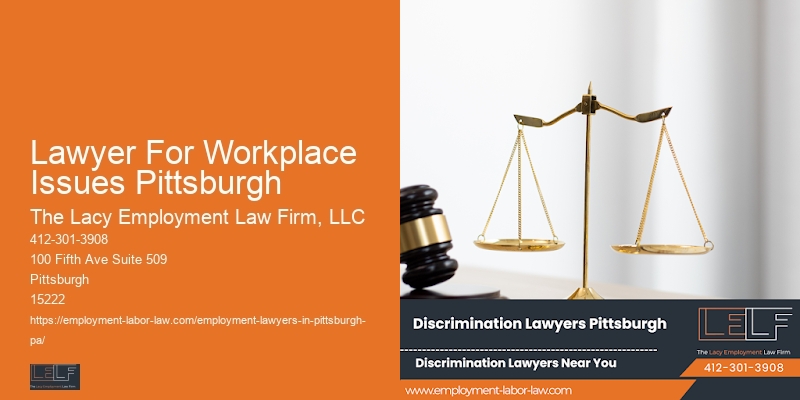 Gender Discrimination Lawyer Lawyer For Workplace Issues Pittsburgh