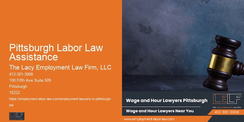 Employment Law Experts Pittsburgh Labor Law Assistance