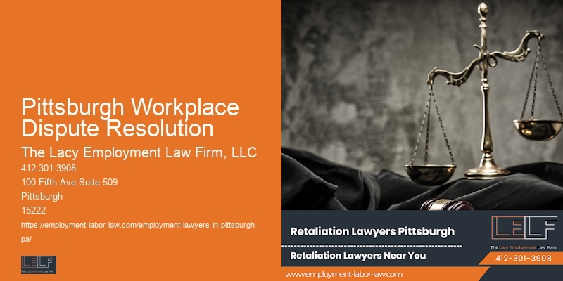 Pittsburgh Workplace Dispute Resolution