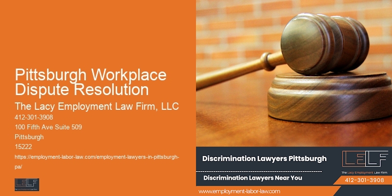 Sexual Harassment Attorney Pittsburgh Workplace Dispute Resolution