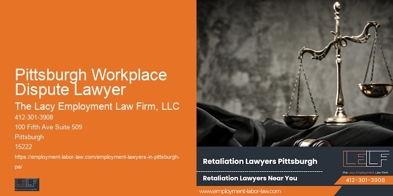 Pittsburgh Workplace Dispute Lawyer