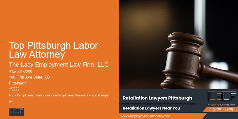Trusted Employment Lawyer Near Top Pittsburgh Labor Law Attorney Pa