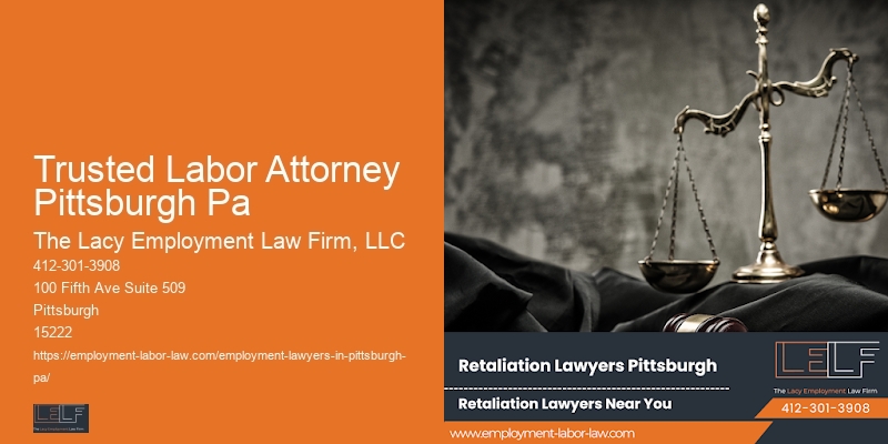 Trusted Labor Attorney Pittsburgh Pa