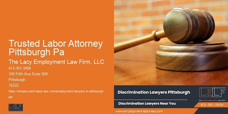 Workplace Legal Help Trusted Labor Attorney Pittsburgh Pa Pa