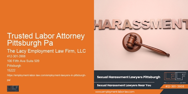 Workplace Lawyer Consultation Trusted Labor Attorney Pittsburgh Pa