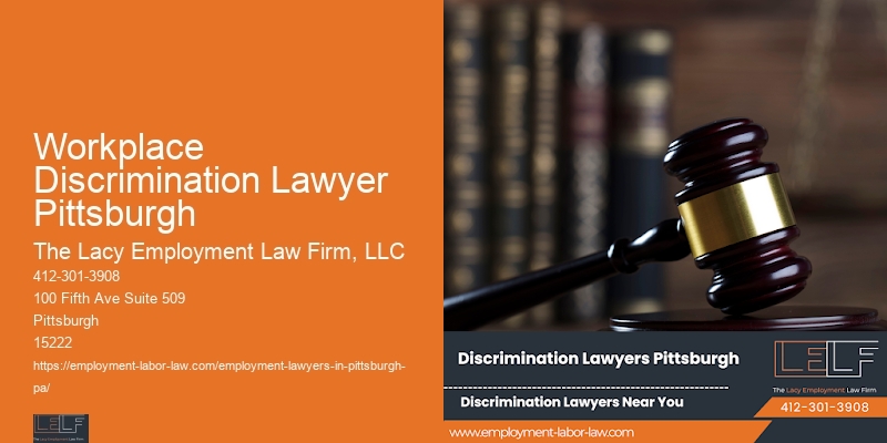 Employee Rights Legal Aid Workplace Discrimination Lawyer Pittsburgh