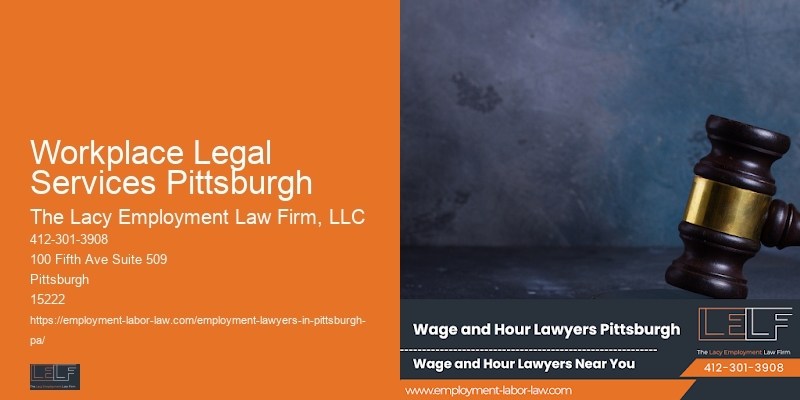 Workplace Legal Services Pittsburgh Workplace Rights Attorney