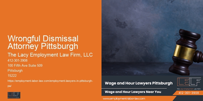 Affordable Workplace Attorney Wrongful Dismissal Attorney Pittsburgh