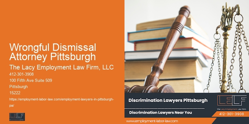 Best Workplace Harassment Lawyer Wrongful Dismissal Attorney Pittsburgh