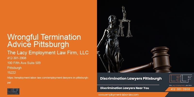 Employee Rights Consultation Wrongful Termination Advice Pittsburgh