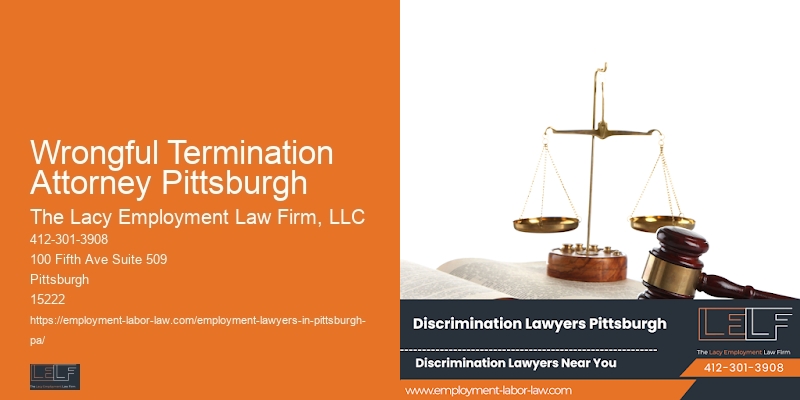 Employment Discrimination Lawyer Wrongful Termination Attorney Pittsburgh