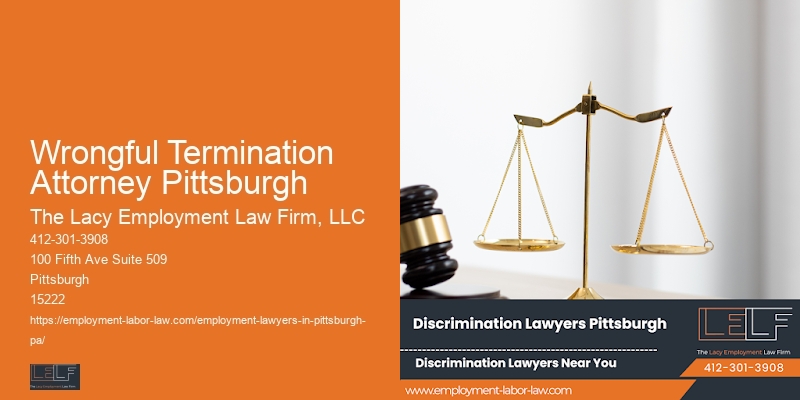 Wrongful Termination Attorney Pittsburgh Minimum Wage Consultation