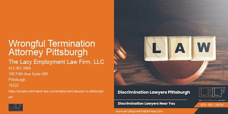 Minimum Wage Dispute Legal Help Wrongful Termination Attorney Pittsburgh