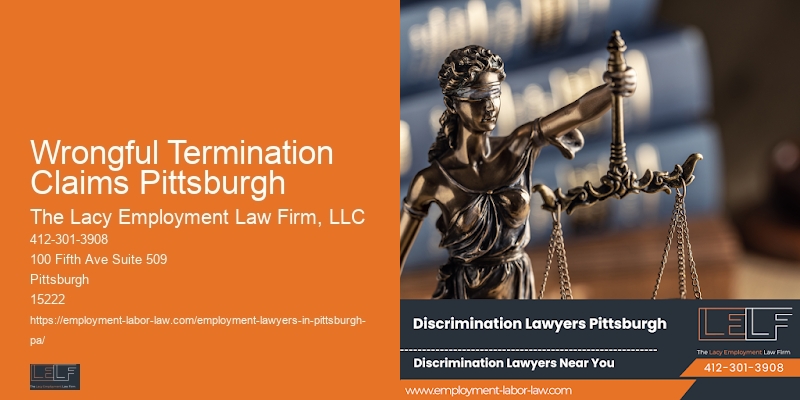 Labor Law Specialists Wrongful Termination Claims Pittsburgh Pa