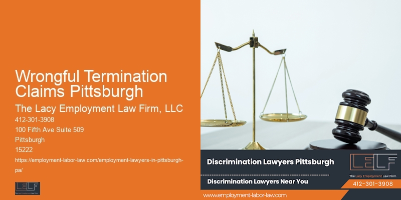 Affordable Labor Law Attorney Wrongful Termination Claims Pittsburgh