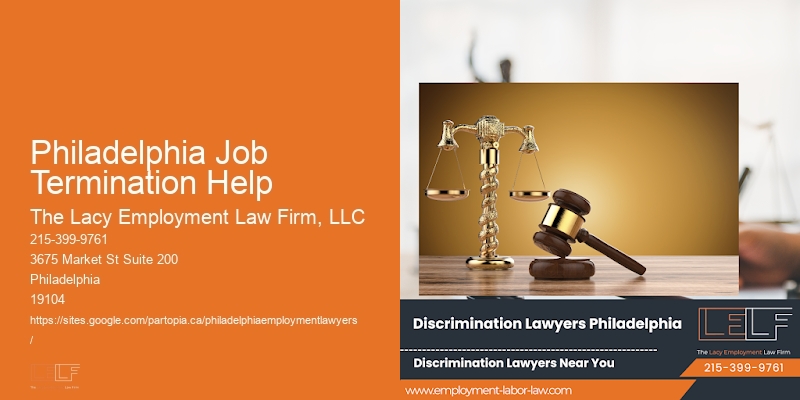 Philadelphia Job Termination Help