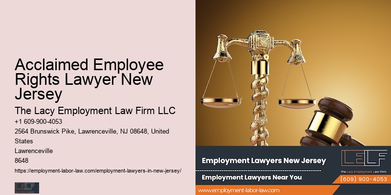 Top Wrongful Termination Lawyer Acclaimed Employee Rights Lawyer New Jersey