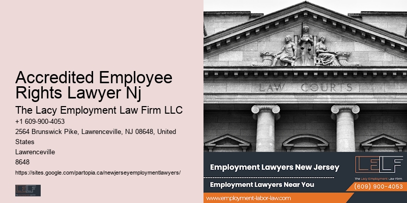 Accredited Employee Rights Lawyer Nj