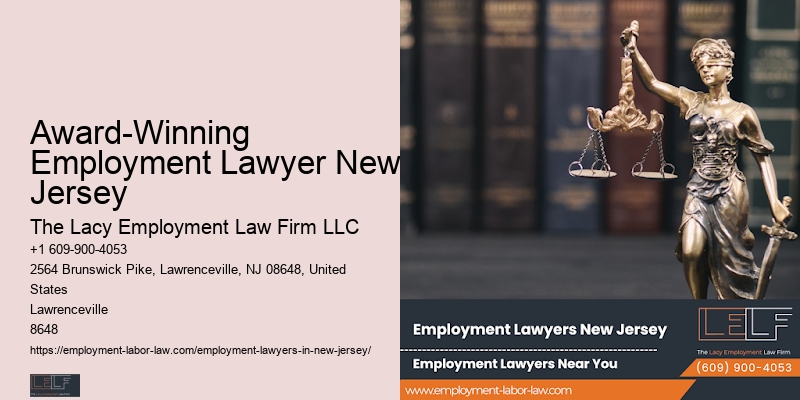 Top Employment Law Firm Award-Winning Employment Lawyer New Jersey