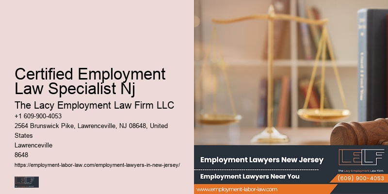 Best Employee Law Services Certified Employment Law Specialist Nj