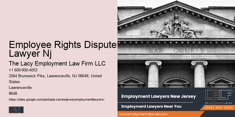 Employee Rights Dispute Lawyer Nj