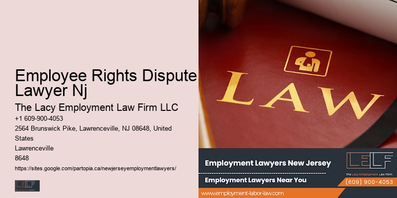Legal Representation For Nj Workplace Issues