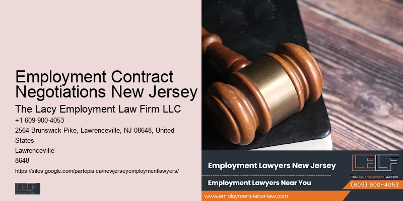 Employment Contract Negotiations New Jersey Labor Law Expert