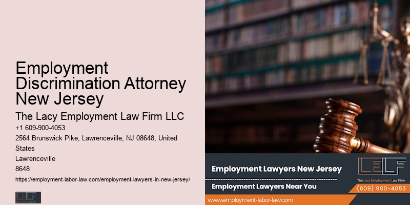 Legal Representation For Employee Litigation Nj