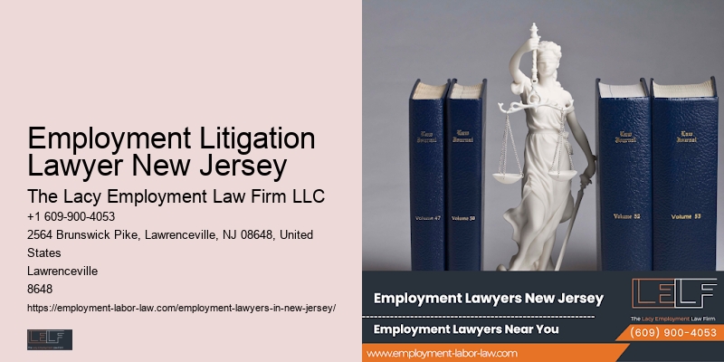 Workplace Legal Advice Employment Litigation Lawyer New Jersey