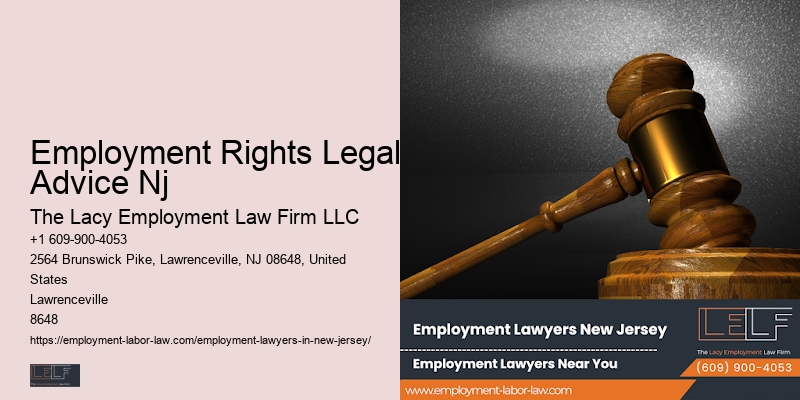 Employee Law Firm Employment Rights Legal Advice Nj