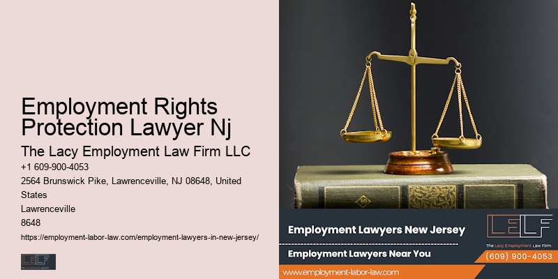 Legal Defense For Employee Rights Nj