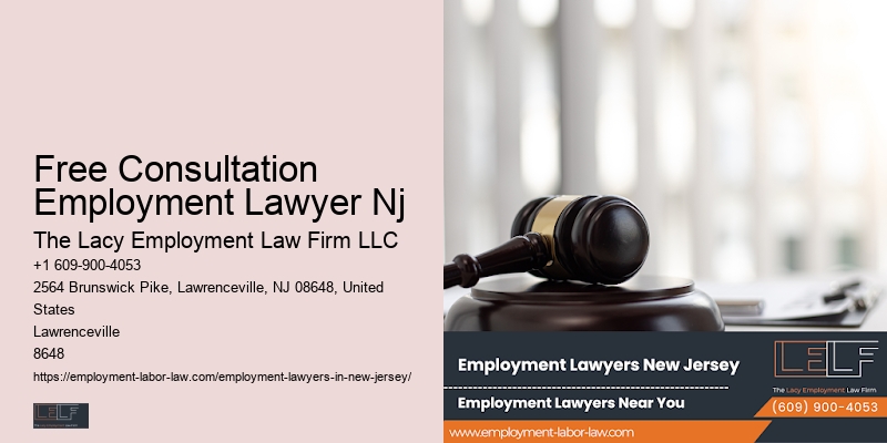 Free Consultation Employment Lawyer Nj