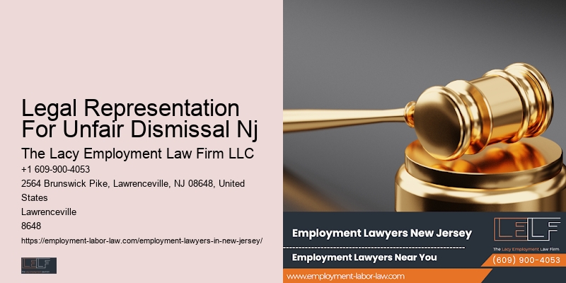 Award-Winning Employment Lawyer Legal Representation For Unfair Dismissal Nj