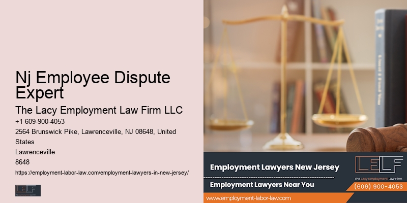 Employment Law Firm In Nj Employee Dispute Expert