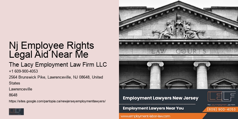 Nj Employee Rights Legal Aid Near Me